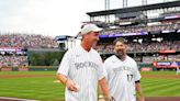 Peyton Manning congratulates his college football teammate on his election to the Baseball Hall of Fame