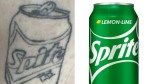 I wanted a Sprite soda can tattoo but it ended in disaster — I still love the final result