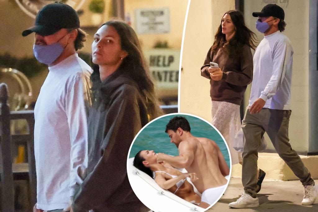 Leonardo DiCaprio reunites with girlfriend Vittoria Ceretti after her steamy shoot with Theo James