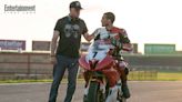 Eric Dane teaches KJ Apa how to race motorcycles in first look at 'One Fast Move' (exclusive)