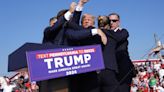 Trump whisked off stage at Pennsylvania rally after gunshots heard