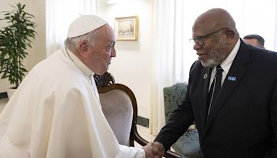 El Papa se reúne con el presidente de la Asamblea General de la ONU
