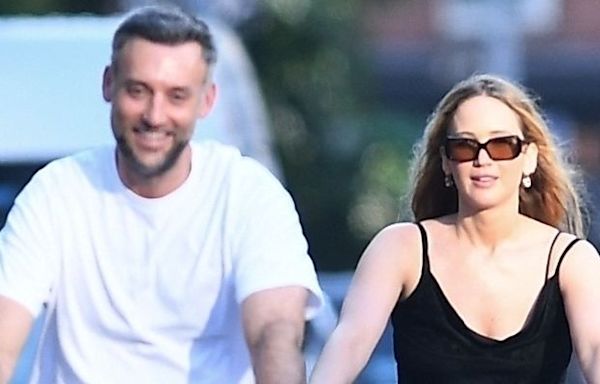 Jennifer Lawrence Wore the Coolest Studded Flats for a Bike Ride with Her Husband