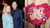 Paris Hilton Celebrates 2nd Wedding Anniversary with Carter Reum with Enormous Bouquet of Flowers