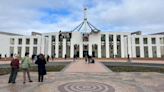 Pro-Palestine Protest at Australia's Parliament House