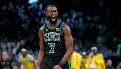 Celtics' Jaylen Brown shrugs off All-NBA snub with explosive Game 2 vs. Pacers