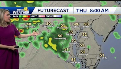 Warmer temps Wednesday before rainy rest of the week