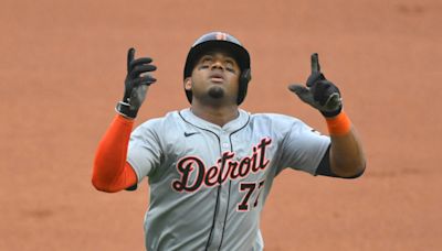 Detroit Tigers gash Guardians, 11-7, with Andy Ibáñez's two homers, Ryan Vilade's key hits