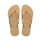 【havaianas 哈瓦仕】HAVAIANAS 哈瓦仕 人字拖 橘金 沙色 拖鞋 女 4000030-0570W