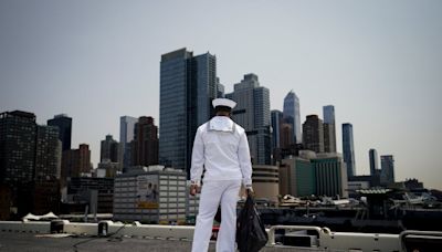 Watch: Fleet Week begins with parade of ships in New York Harbor