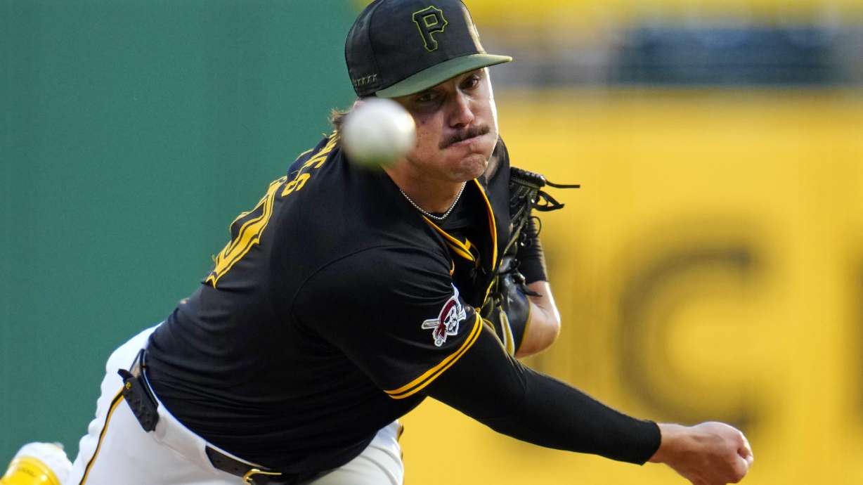 Pirates rookie Paul Skenes strikes out 9 as Pirates edges Marlins 3-2