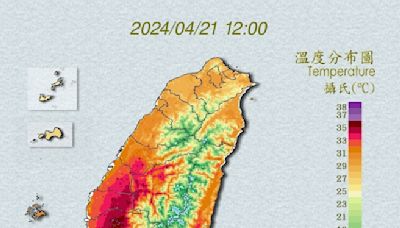 玉井39.7度！鄭明典秀中南部「看見夏季溫度色階」 刷新4月紀錄 - 時事