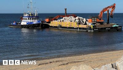 How are sea defences for Cromer and Mundesley progressing?