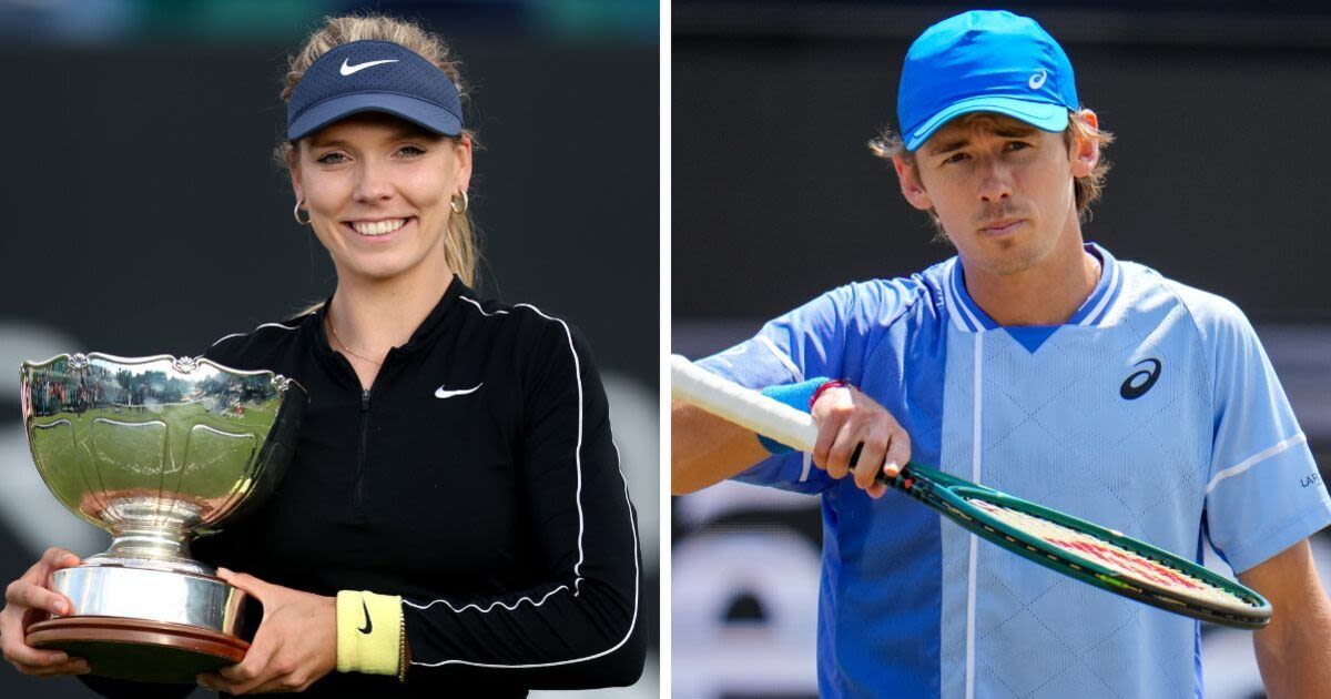 Katie Boulter's boyfriend De Minaur ‘in doghouse’ after missing Nottingham win