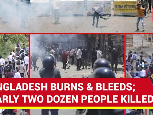 Bangladesh On Fire: 18 Students Dead In Violent Clashes; TV Station Torched | U.S. Shuts Embassy