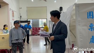 賴清德返台南投民進黨職選票 感謝拜登支持不捨藝人承受壓力