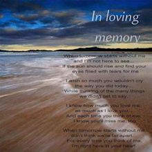 Memories to Cherish: In Loving Memory