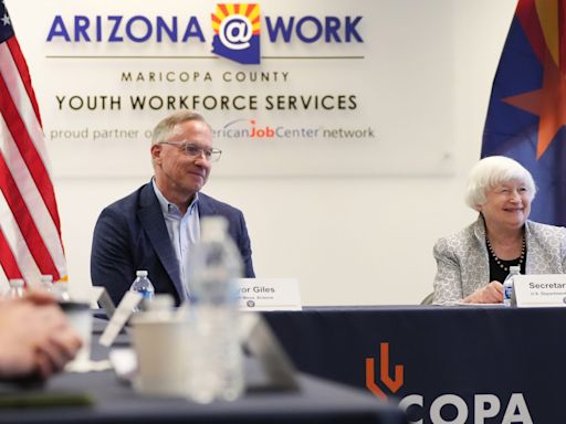 Treasury Secretary Janet Yellen defends 'Bidenomics' during Mesa visit