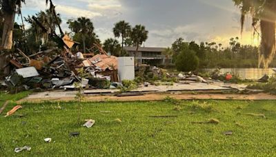 Father's Day Tornado in Crystal River causes damage to unoccupied structures