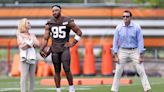 Myles Garrett tweaks his hamstring on the final day of Browns minicamp, and Kevin Stefanski provides an update