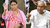 'Should apologise': Rabri Devi slams Nitish Kumar over his 'you are woman' remark | India News - Times of India