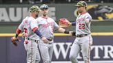 Nats win 8-2; Brewers’ Peralta exits with shoulder tightness