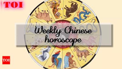 Weekly Chinese Horoscope, July 28 to August 03, 2024; Three Chinese zodiac signs to be cautious - Times of India