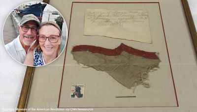 A history buff bought a piece of a tent for $1,700. It really did belong to George Washington