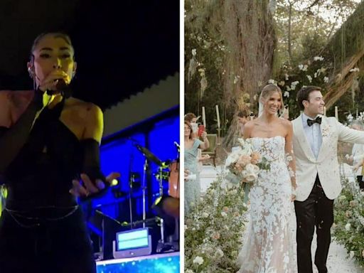 [Video] Greeicy Rendón prendió la fiesta en boda de Gabriela Tafur y Esteban Santos