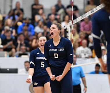 Georgia Tech enters, Creighton drops in women's college volleyball Power 10