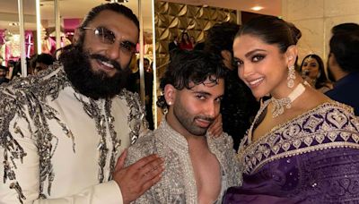 Orry cradles Deepika Padukone’s baby bump in new pic from Ambani bash, fans wonder about Ranveer Singh’s bulked-up avatar: ‘Is he AI generated?