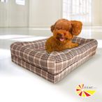 凱蕾絲帝 狂銷熱賣-寵物記憶床墊款(英倫格紋)80*50-中大型犬專用