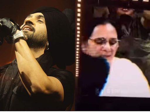 Diljit Dosanjh introduces his mother and sister during Manchester concert for the first time, watch video