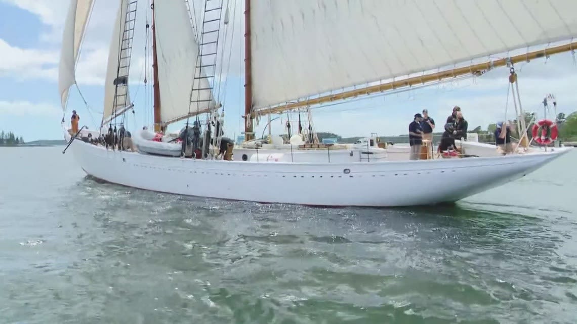 Historic schooner Bowdoin sails back to the Arctic