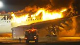 5 people dead, Japan Airlines plane catches fire after collision on Tokyo airport runway
