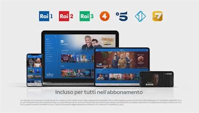 Sky Go include in mobilità i canali free TV8 e Cielo su Smartphone, Tablet e PC