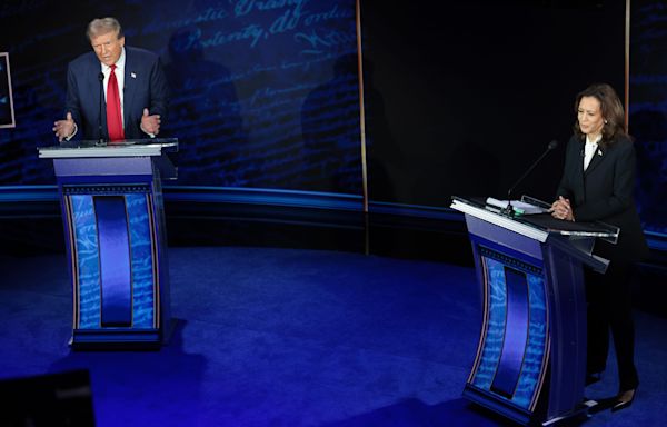 How many people watched the Harris-Trump presidential debate?