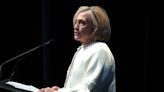 Columbia University students walk out of Hillary Clinton lecture as Israel-Hamas protests roil campus