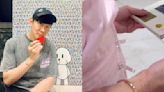 JJ Lin accidentally splashed with ink while giving autograph to fan, clothes reportedly worth more than $3,000