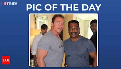 ETimes Pic of the Day: When Arnold Schwarzenegger gave THIS body building advice to Abu Salim | Malayalam Movie News - Times of India