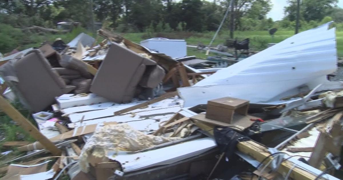 Youngsville mobile home destroyed by storms that produced high winds