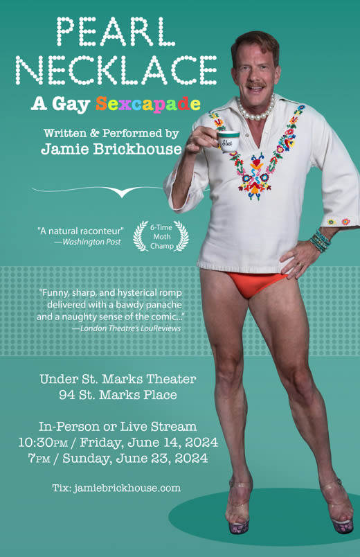 Pearl Necklace: A Gay Sexcapade in Off-Off-Broadway at Under St. Marks Theater 2024