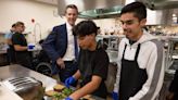 See Gov. Gavin Newsom visit West Sacramento high school to promote career education