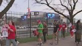 Aramark workers at Wells Fargo Center announce strike for 1st home game of Sixers-Knicks playoff series