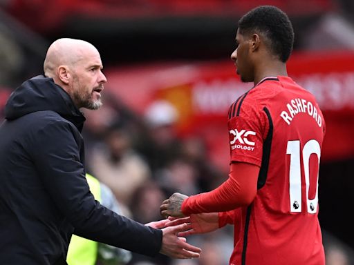 Erik ten Hag gives verdict on Marcus Rashford's England snub