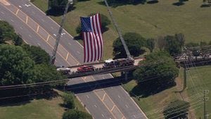 Procession held for fallen deputy US Marshal Thomas Weeks