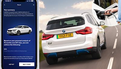 BMW petrol and diesel owners to be told when to switch to an EV by APP