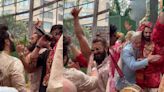 Ranveer Singh, Arjun Kapoor, Ananya Panday, John Cena and others dance on Hardy Sandhu's song Bijli Bijli at Anant Ambani's Baarat