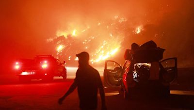 More than 35,000 structures threatened by wildfire burning east of Los Angeles