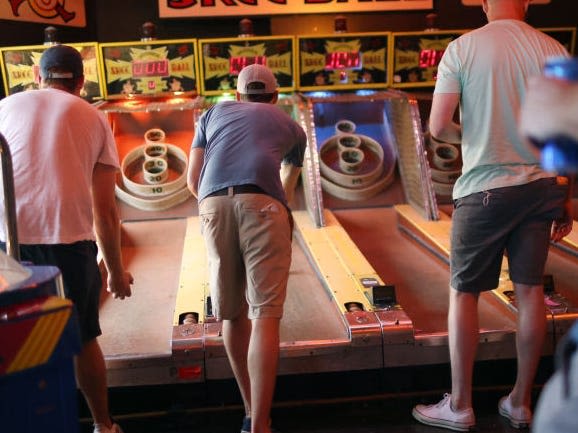 I'm ready to lose it all betting on Skee-Ball at Dave & Buster's